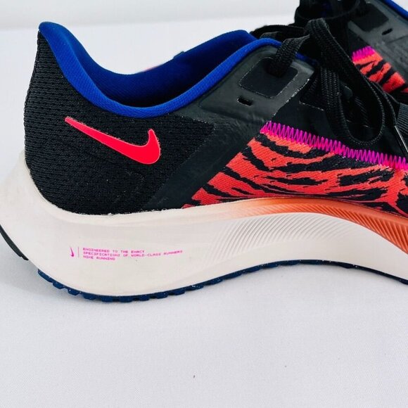 Nike Air Zoom Pegasus 38 Burnt Sunrise Women's Size 10.5 DQ7650-800 Orange Blue - Picture 7 of 14